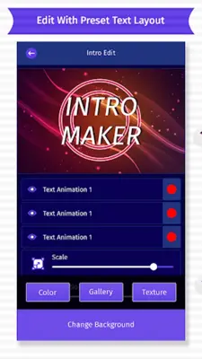 Intro Video Maker - Animation android App screenshot 1